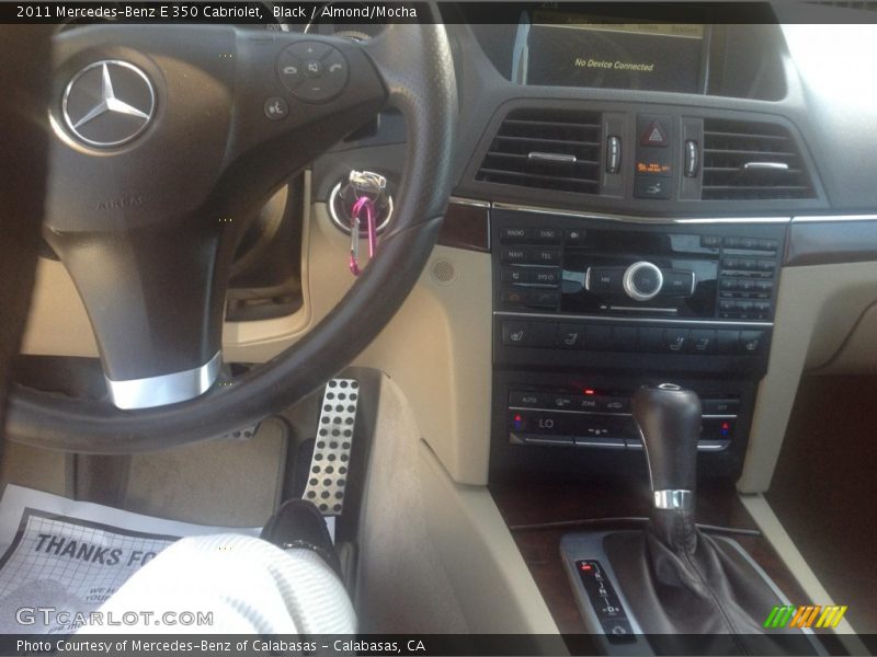 Black / Almond/Mocha 2011 Mercedes-Benz E 350 Cabriolet