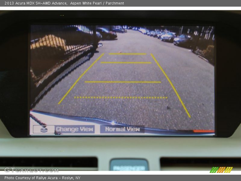 Aspen White Pearl / Parchment 2013 Acura MDX SH-AWD Advance