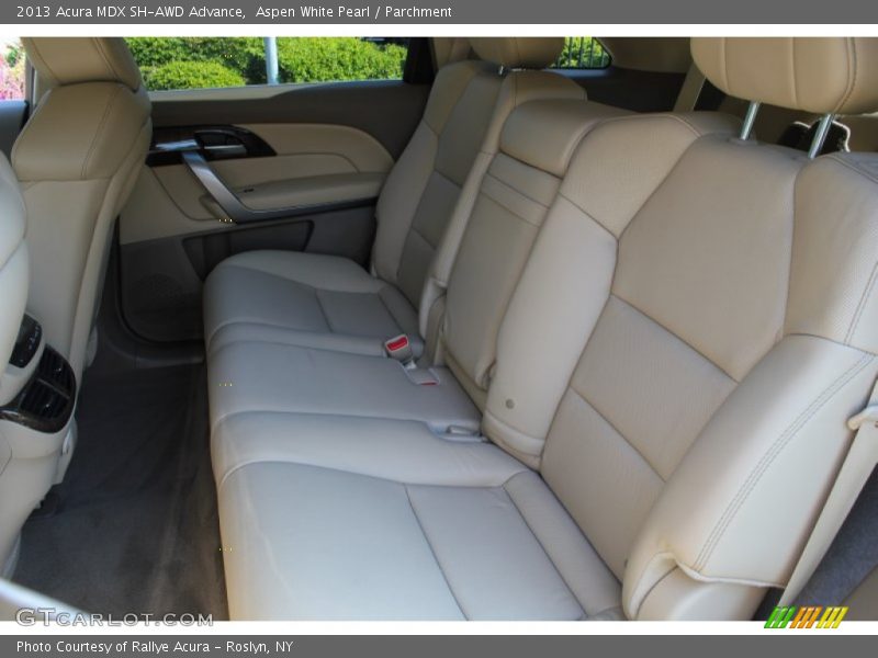 Aspen White Pearl / Parchment 2013 Acura MDX SH-AWD Advance