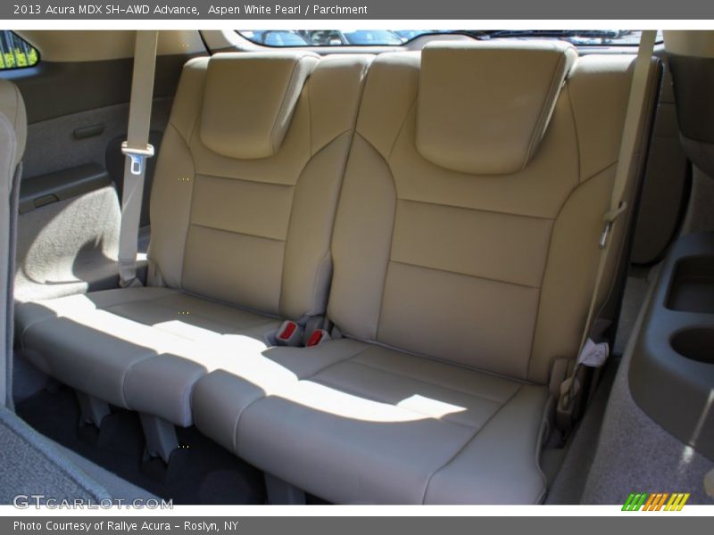 Aspen White Pearl / Parchment 2013 Acura MDX SH-AWD Advance