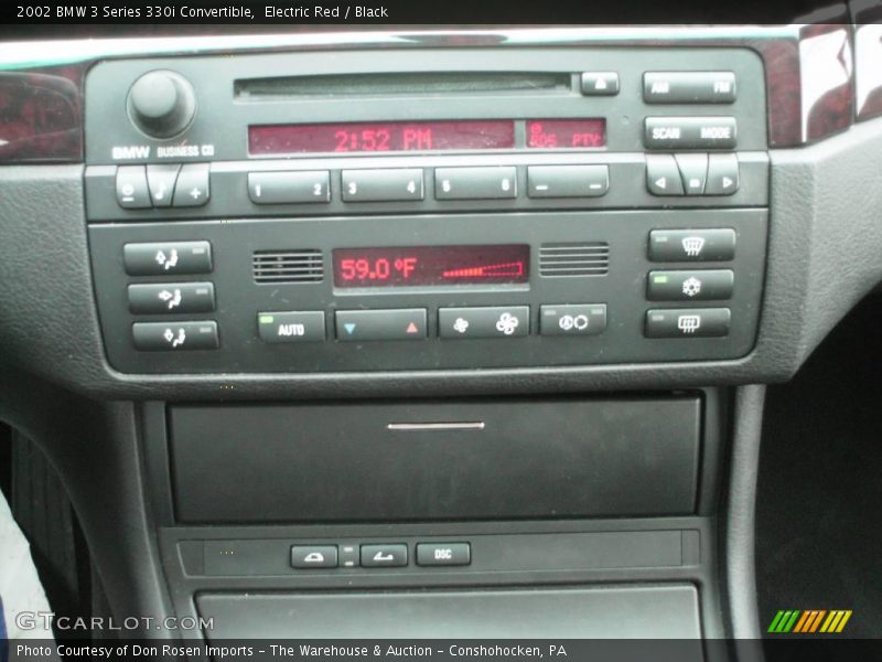 Electric Red / Black 2002 BMW 3 Series 330i Convertible