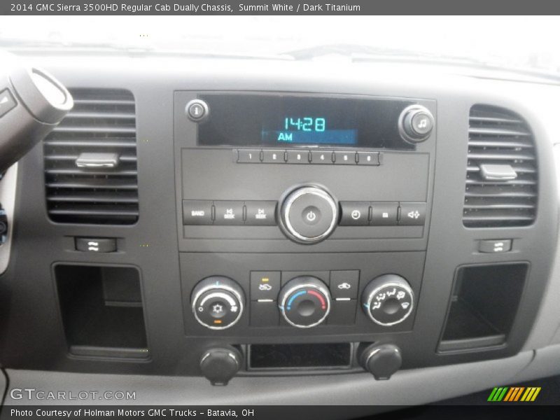 Summit White / Dark Titanium 2014 GMC Sierra 3500HD Regular Cab Dually Chassis