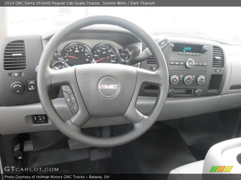 Dashboard of 2014 Sierra 3500HD Regular Cab Dually Chassis