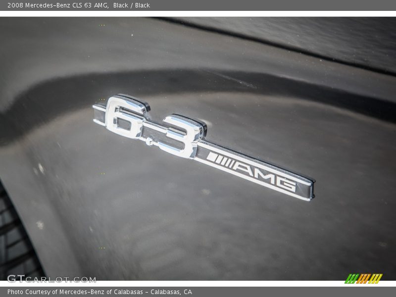 Black / Black 2008 Mercedes-Benz CLS 63 AMG