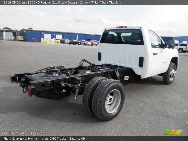  2014 Sierra 3500HD Regular Cab Dually Chassis Summit White