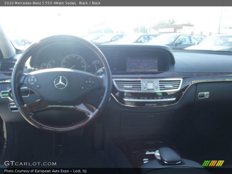 Black / Black 2010 Mercedes-Benz S 550 4Matic Sedan