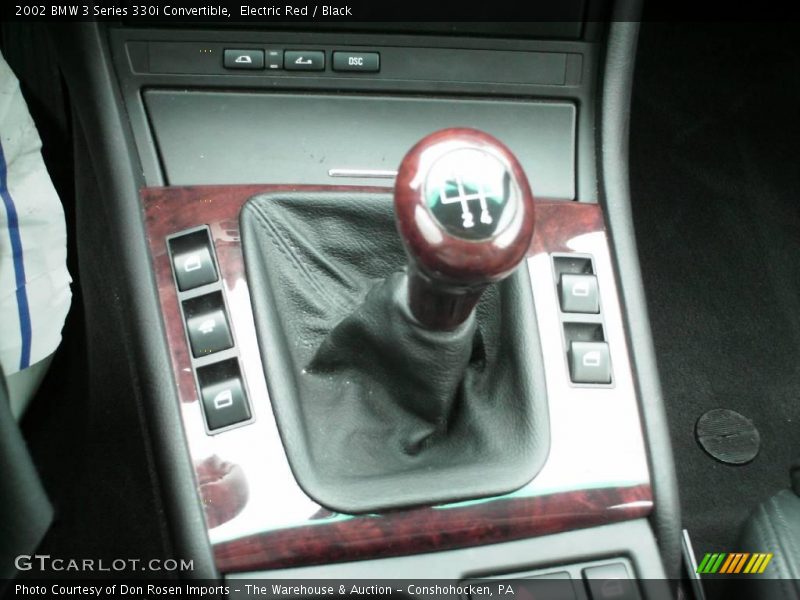 Electric Red / Black 2002 BMW 3 Series 330i Convertible