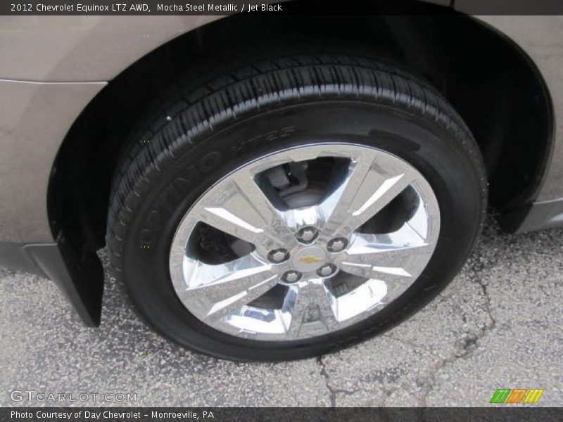 Mocha Steel Metallic / Jet Black 2012 Chevrolet Equinox LTZ AWD