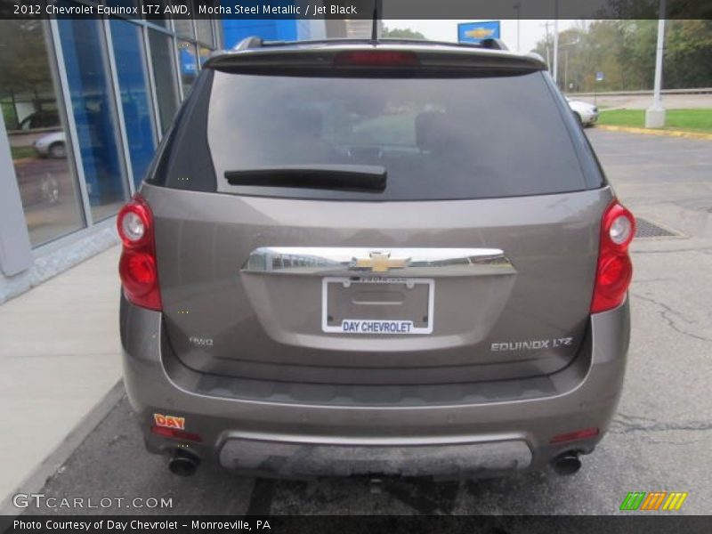 Mocha Steel Metallic / Jet Black 2012 Chevrolet Equinox LTZ AWD