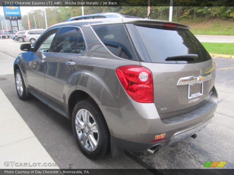 Mocha Steel Metallic / Jet Black 2012 Chevrolet Equinox LTZ AWD