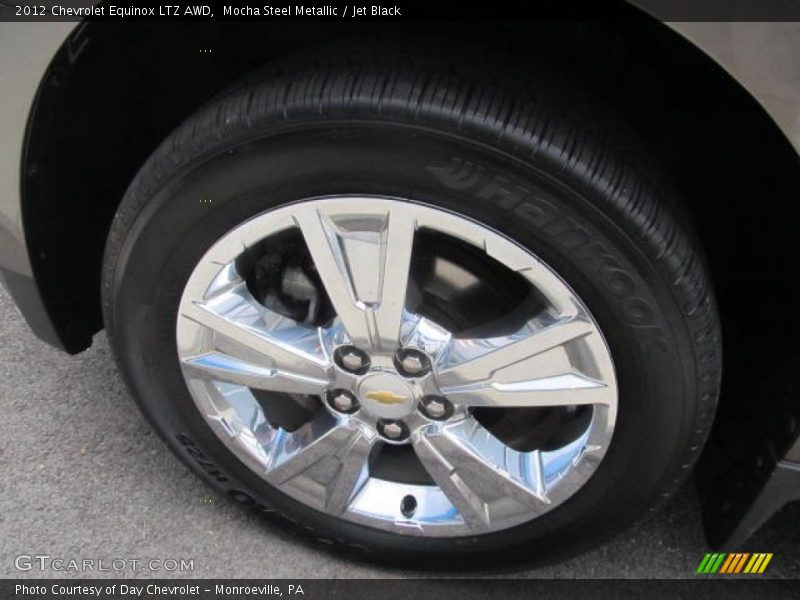 Mocha Steel Metallic / Jet Black 2012 Chevrolet Equinox LTZ AWD
