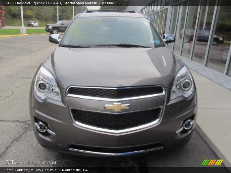 Mocha Steel Metallic / Jet Black 2012 Chevrolet Equinox LTZ AWD