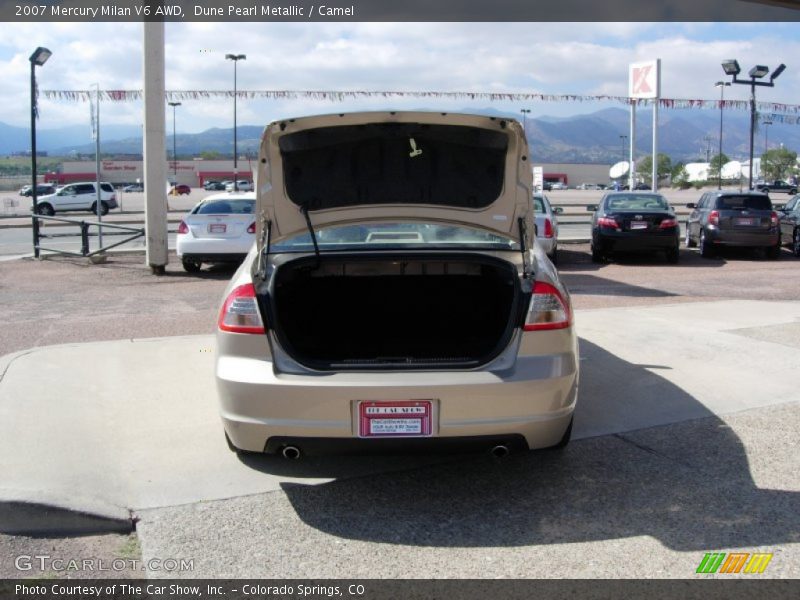 Dune Pearl Metallic / Camel 2007 Mercury Milan V6 AWD