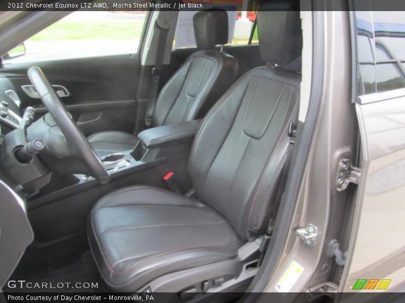 Mocha Steel Metallic / Jet Black 2012 Chevrolet Equinox LTZ AWD
