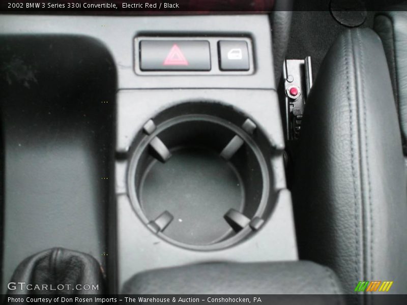Electric Red / Black 2002 BMW 3 Series 330i Convertible