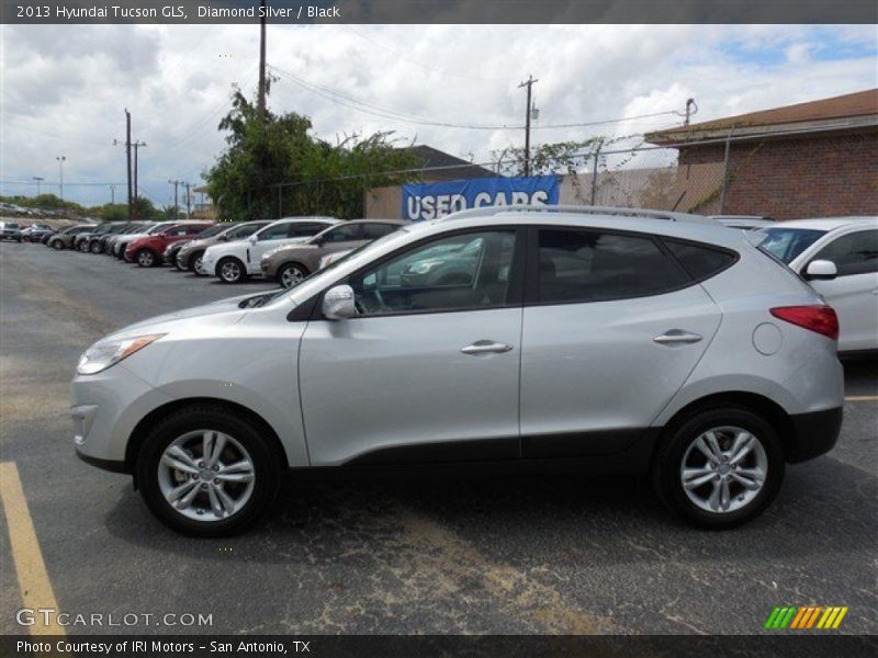 Diamond Silver / Black 2013 Hyundai Tucson GLS