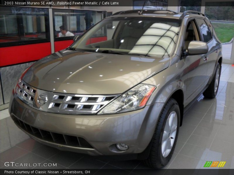 Polished Pewter Metallic / Cafe Latte 2003 Nissan Murano SE AWD