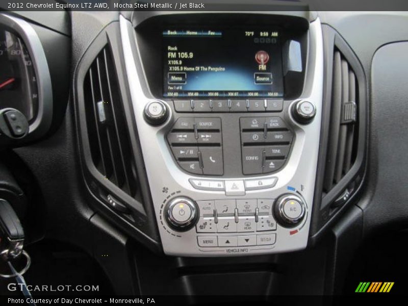 Mocha Steel Metallic / Jet Black 2012 Chevrolet Equinox LTZ AWD