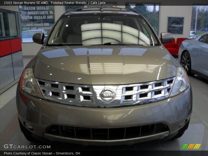 Polished Pewter Metallic / Cafe Latte 2003 Nissan Murano SE AWD