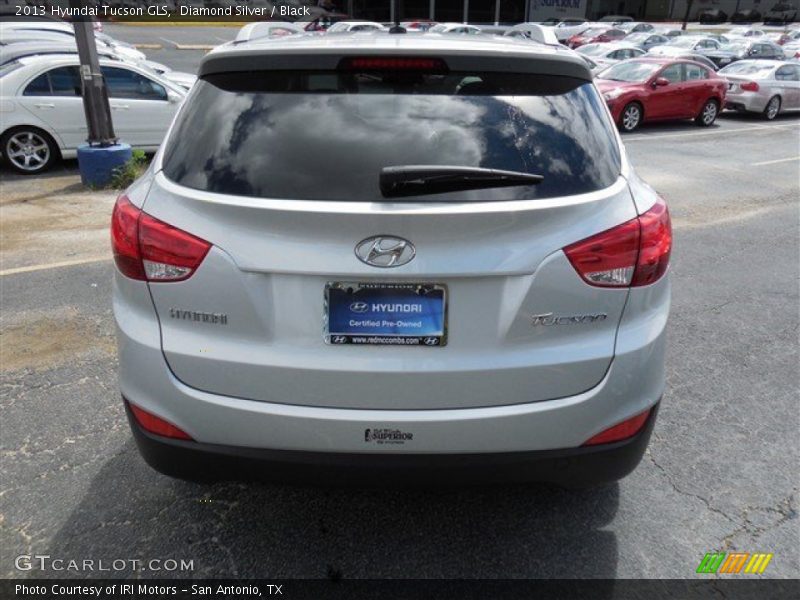 Diamond Silver / Black 2013 Hyundai Tucson GLS