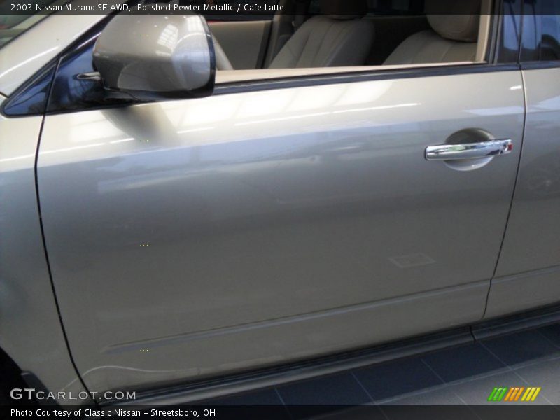 Polished Pewter Metallic / Cafe Latte 2003 Nissan Murano SE AWD