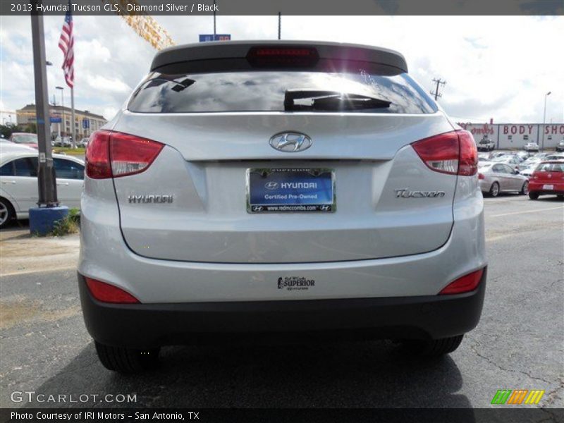 Diamond Silver / Black 2013 Hyundai Tucson GLS