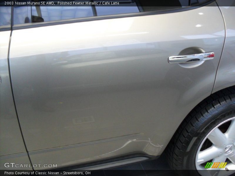Polished Pewter Metallic / Cafe Latte 2003 Nissan Murano SE AWD