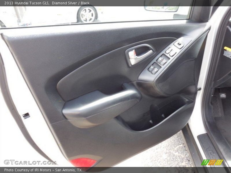 Diamond Silver / Black 2013 Hyundai Tucson GLS