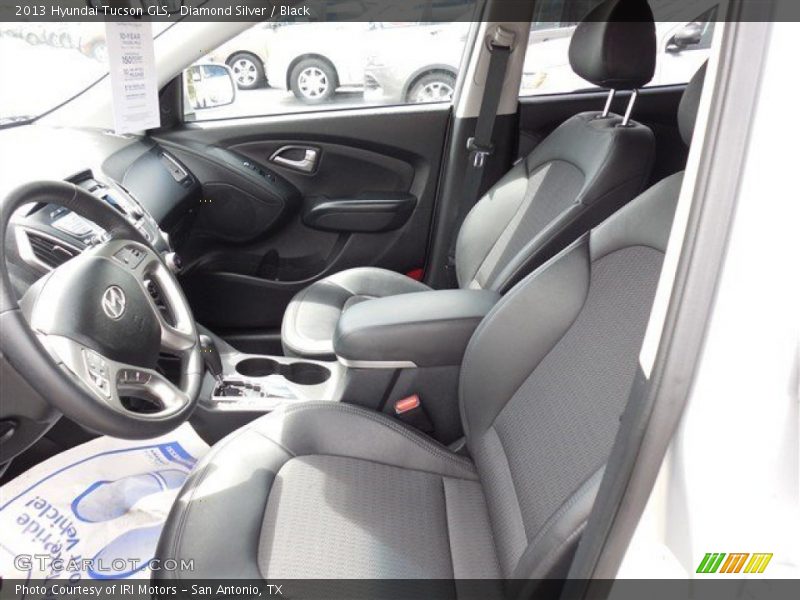Diamond Silver / Black 2013 Hyundai Tucson GLS