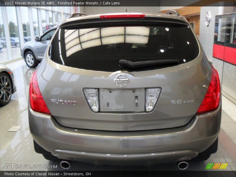 Polished Pewter Metallic / Cafe Latte 2003 Nissan Murano SE AWD