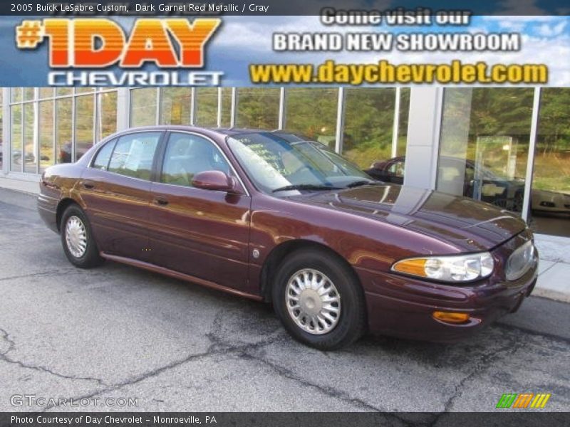 Dark Garnet Red Metallic / Gray 2005 Buick LeSabre Custom