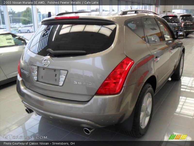 Polished Pewter Metallic / Cafe Latte 2003 Nissan Murano SE AWD