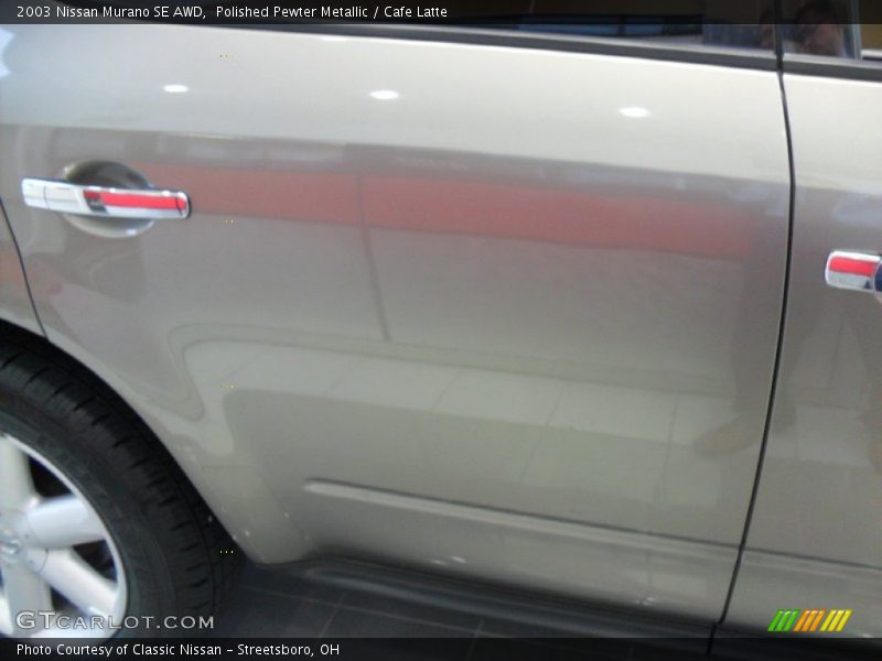 Polished Pewter Metallic / Cafe Latte 2003 Nissan Murano SE AWD
