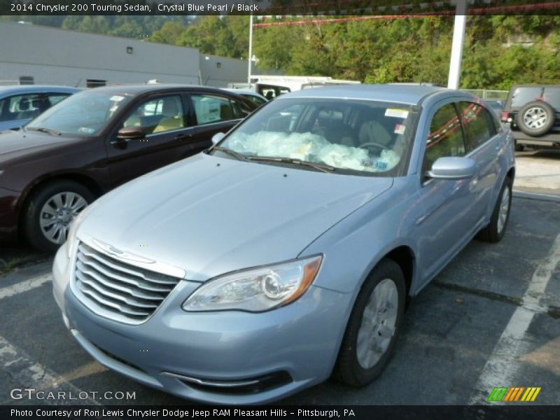 Crystal Blue Pearl / Black 2014 Chrysler 200 Touring Sedan