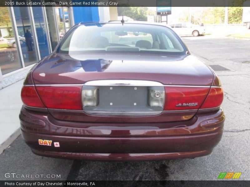 Dark Garnet Red Metallic / Gray 2005 Buick LeSabre Custom