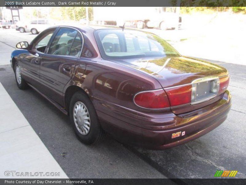 Dark Garnet Red Metallic / Gray 2005 Buick LeSabre Custom