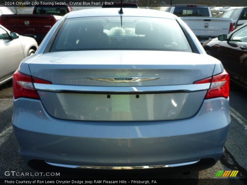 Crystal Blue Pearl / Black 2014 Chrysler 200 Touring Sedan