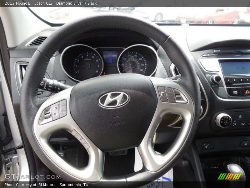 Diamond Silver / Black 2013 Hyundai Tucson GLS