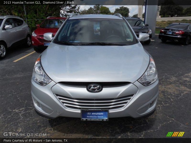 Diamond Silver / Black 2013 Hyundai Tucson GLS