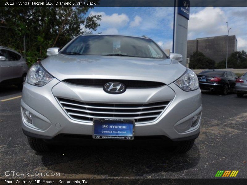Diamond Silver / Black 2013 Hyundai Tucson GLS