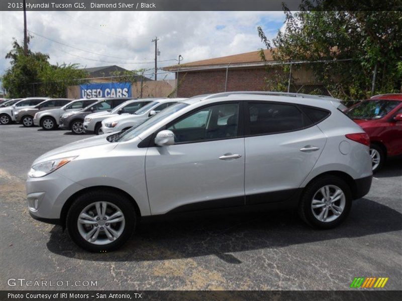 Diamond Silver / Black 2013 Hyundai Tucson GLS