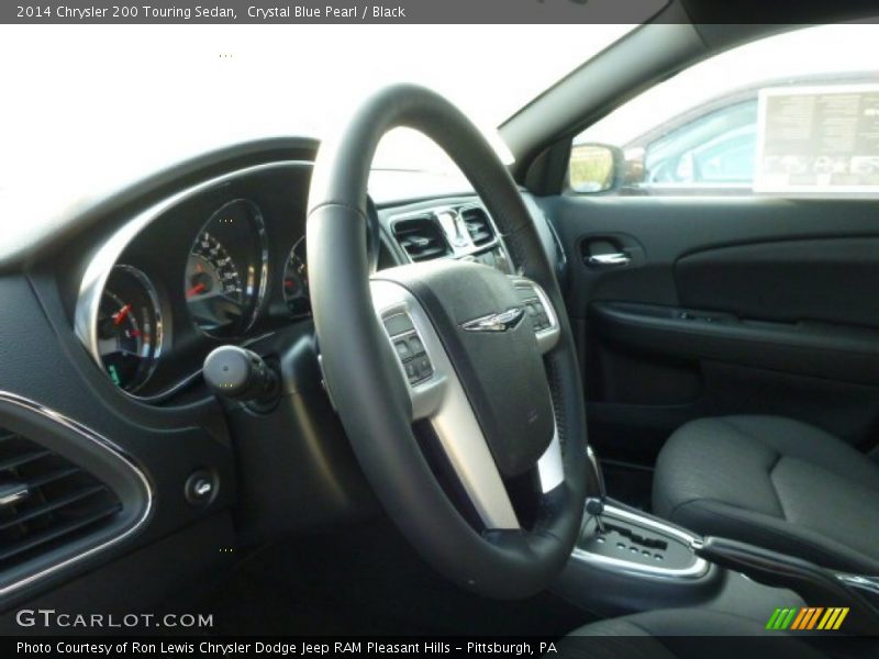 Crystal Blue Pearl / Black 2014 Chrysler 200 Touring Sedan