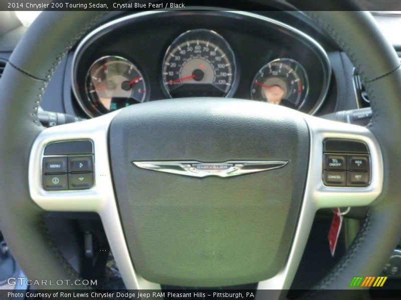 Crystal Blue Pearl / Black 2014 Chrysler 200 Touring Sedan