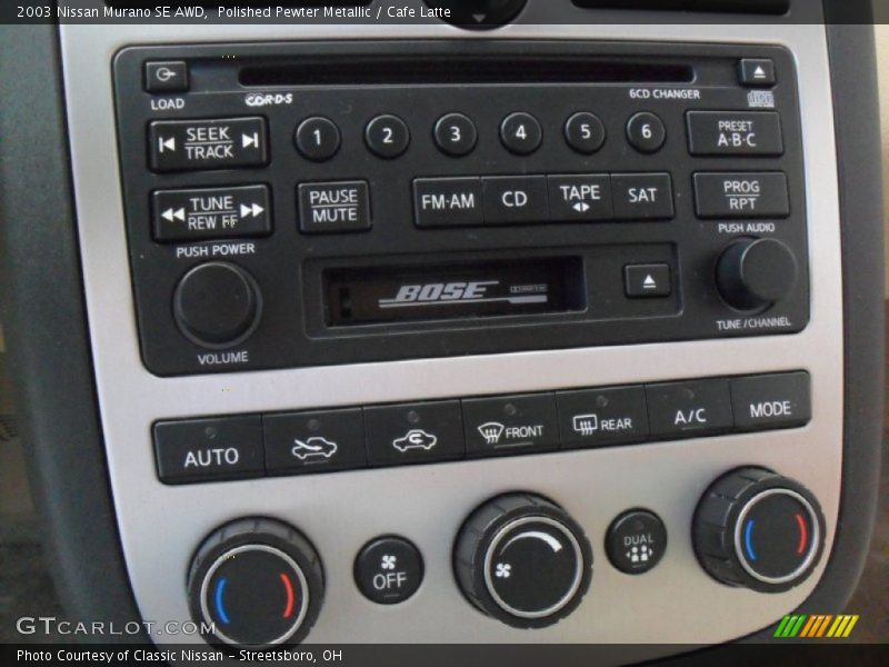 Polished Pewter Metallic / Cafe Latte 2003 Nissan Murano SE AWD