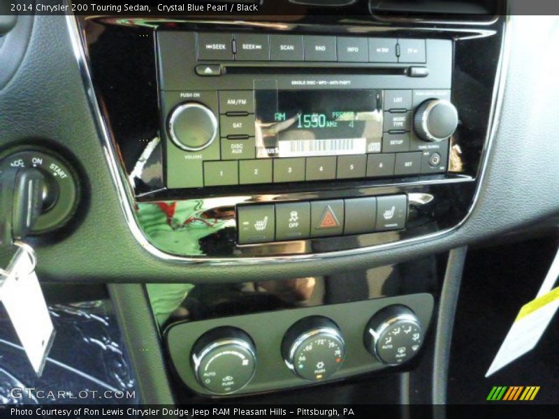 Crystal Blue Pearl / Black 2014 Chrysler 200 Touring Sedan