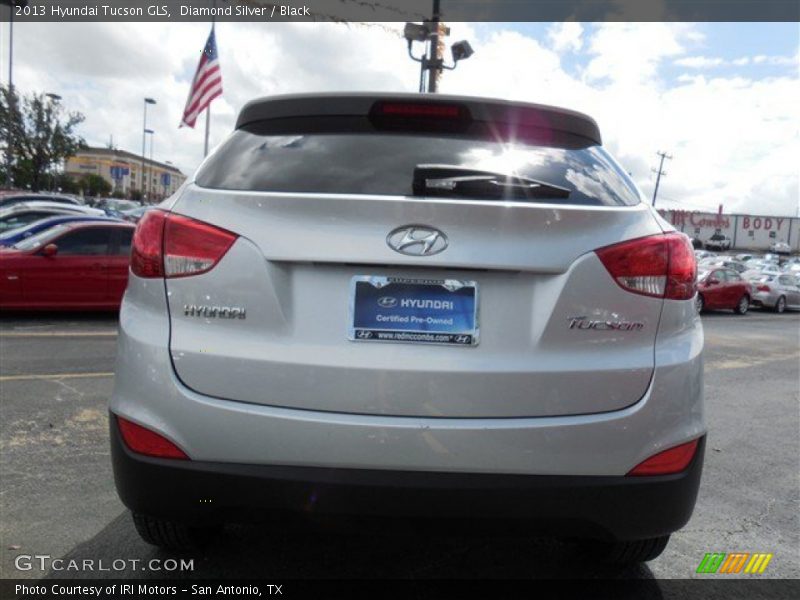 Diamond Silver / Black 2013 Hyundai Tucson GLS