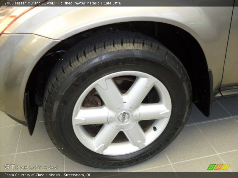 Polished Pewter Metallic / Cafe Latte 2003 Nissan Murano SE AWD