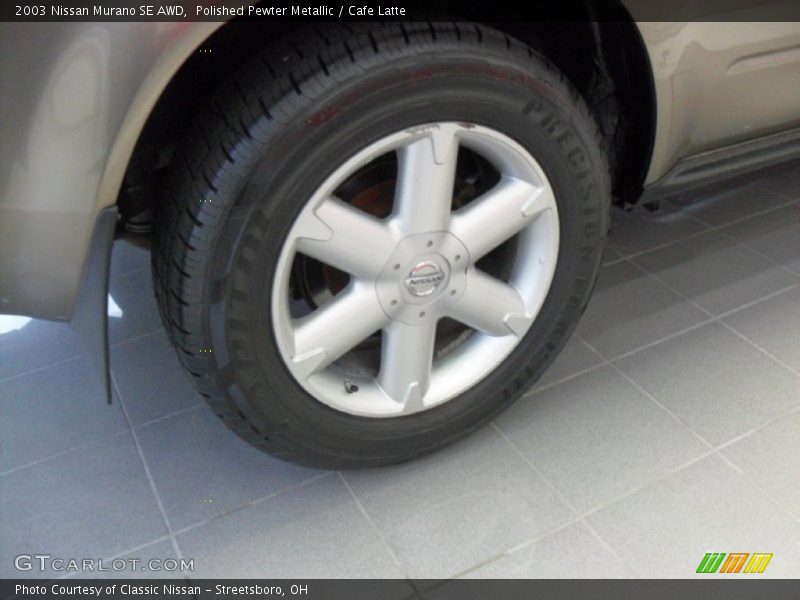 Polished Pewter Metallic / Cafe Latte 2003 Nissan Murano SE AWD