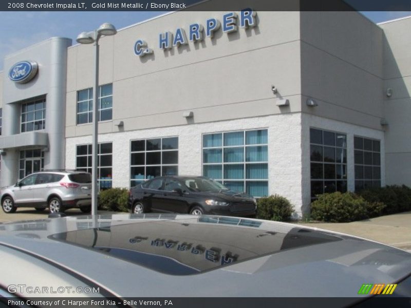 Gold Mist Metallic / Ebony Black 2008 Chevrolet Impala LT