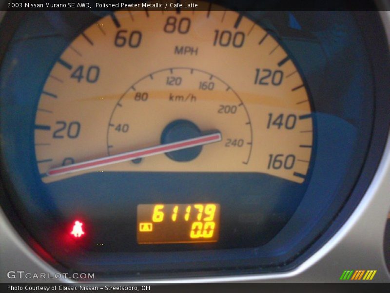 Polished Pewter Metallic / Cafe Latte 2003 Nissan Murano SE AWD